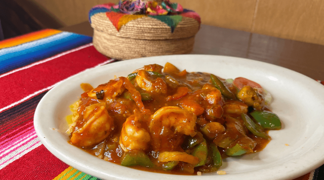 Arroz con Camarones.